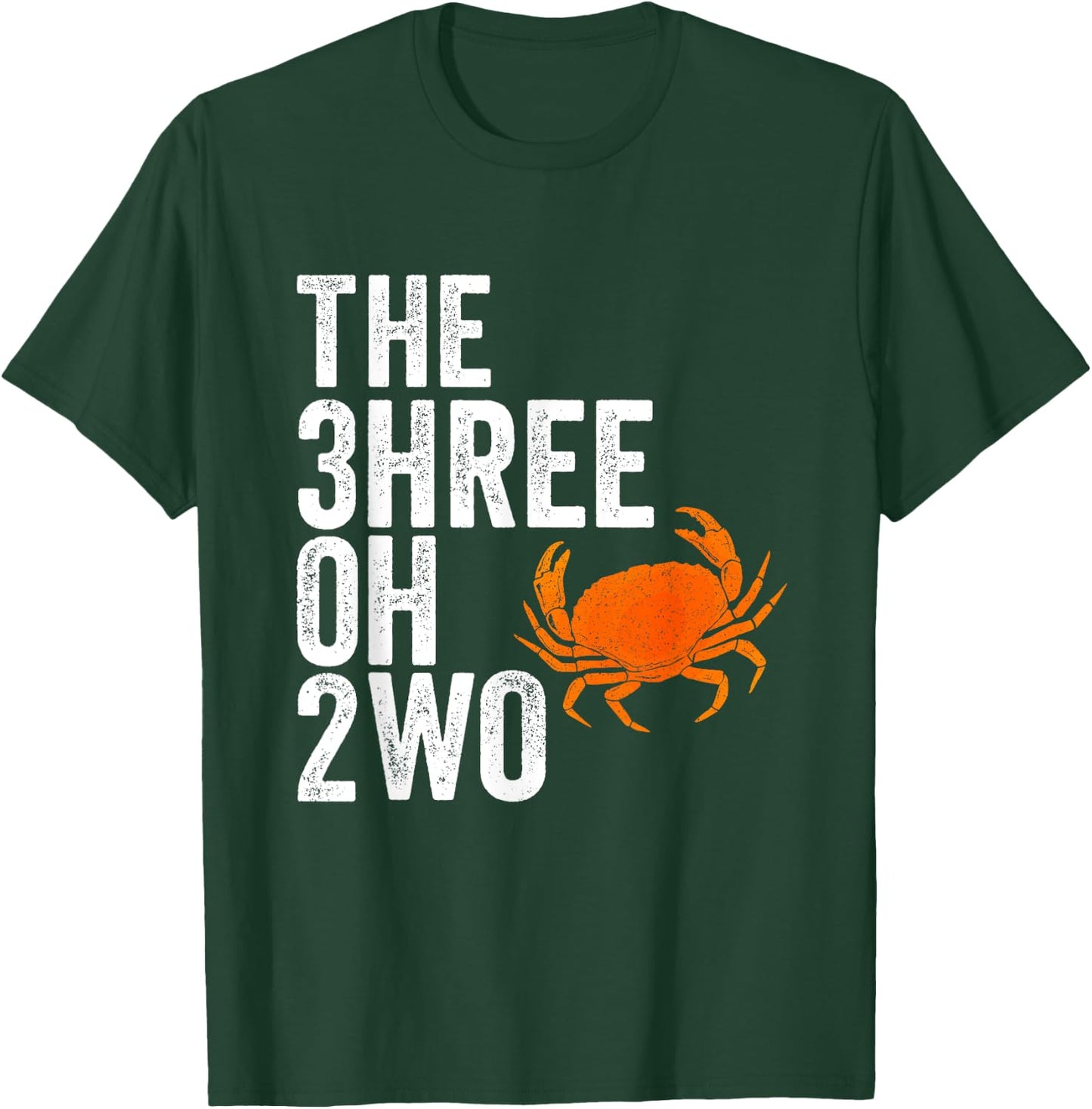 The 302 Delaware Crab Telephone Area Code Bay Crabbing Gift T-Shirt - T-Shirt | Forest