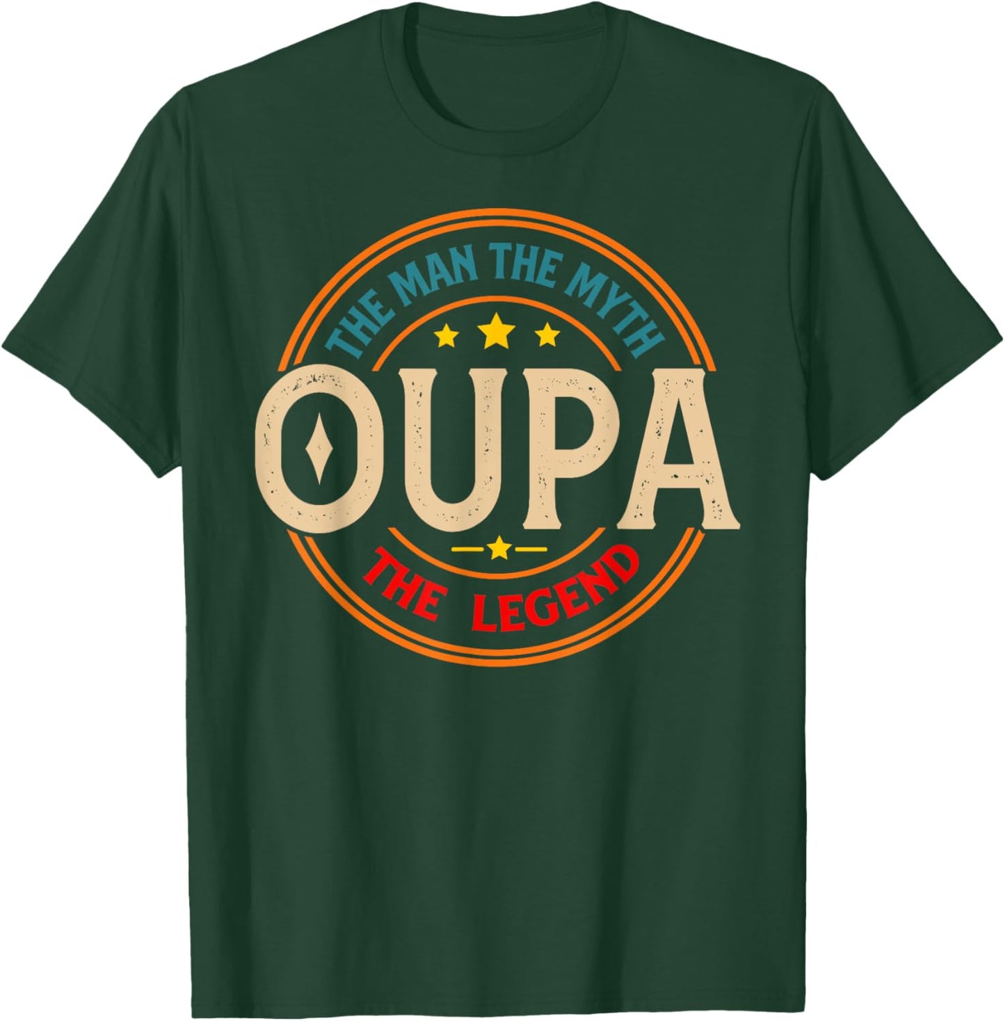 OUPA The Legend The Man, Funny OUPA Fathers Day T-Shirt - T-Shirt | Forest