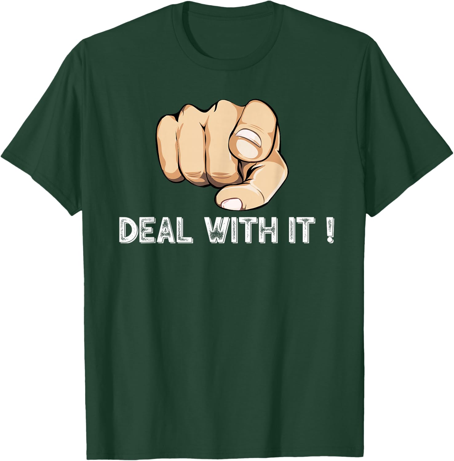 Pointing Finger to You Signal Sarcasm T-Shirt - T-Shirt | Forest
