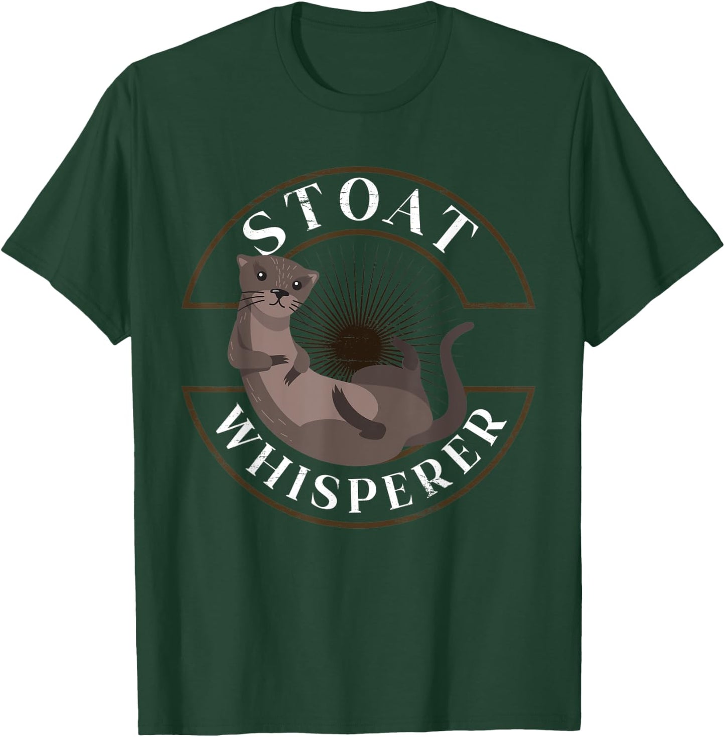 Stoat Whisperer Short-Tailed Weasel Ermine T-Shirt - T-Shirt | Forest