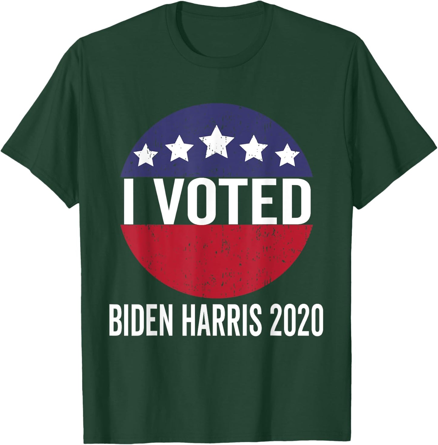 I Voted - Biden Harris 2020 T-Shirt - T-Shirt | Forest