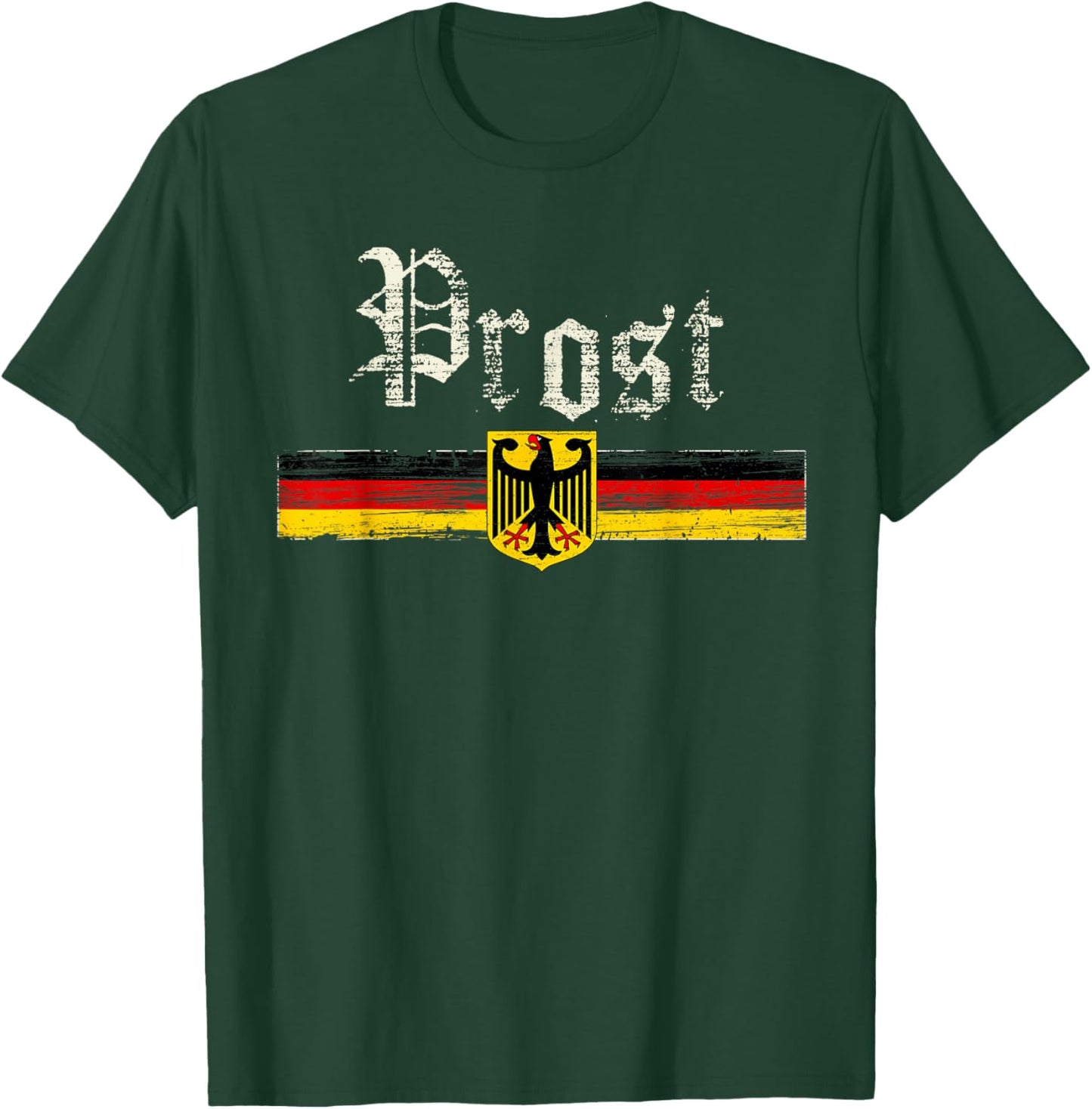 Oktoberfest Shirt Women German Flag Prost Vintage T-Shirt - T-Shirt | Forest