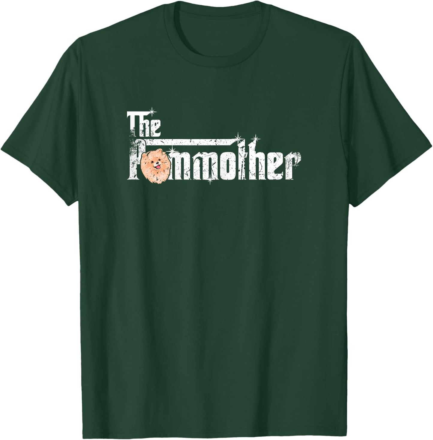 The Pommother! Pom Mom Shirt Fun Cute Pomeranian Mother Dog T-Shirt - T-Shirt | Forest