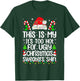 This Is My It's Too Hot For Ugly Christmas Sweaters Xmas Pjs T-Shirt - T-Shirt | Forest