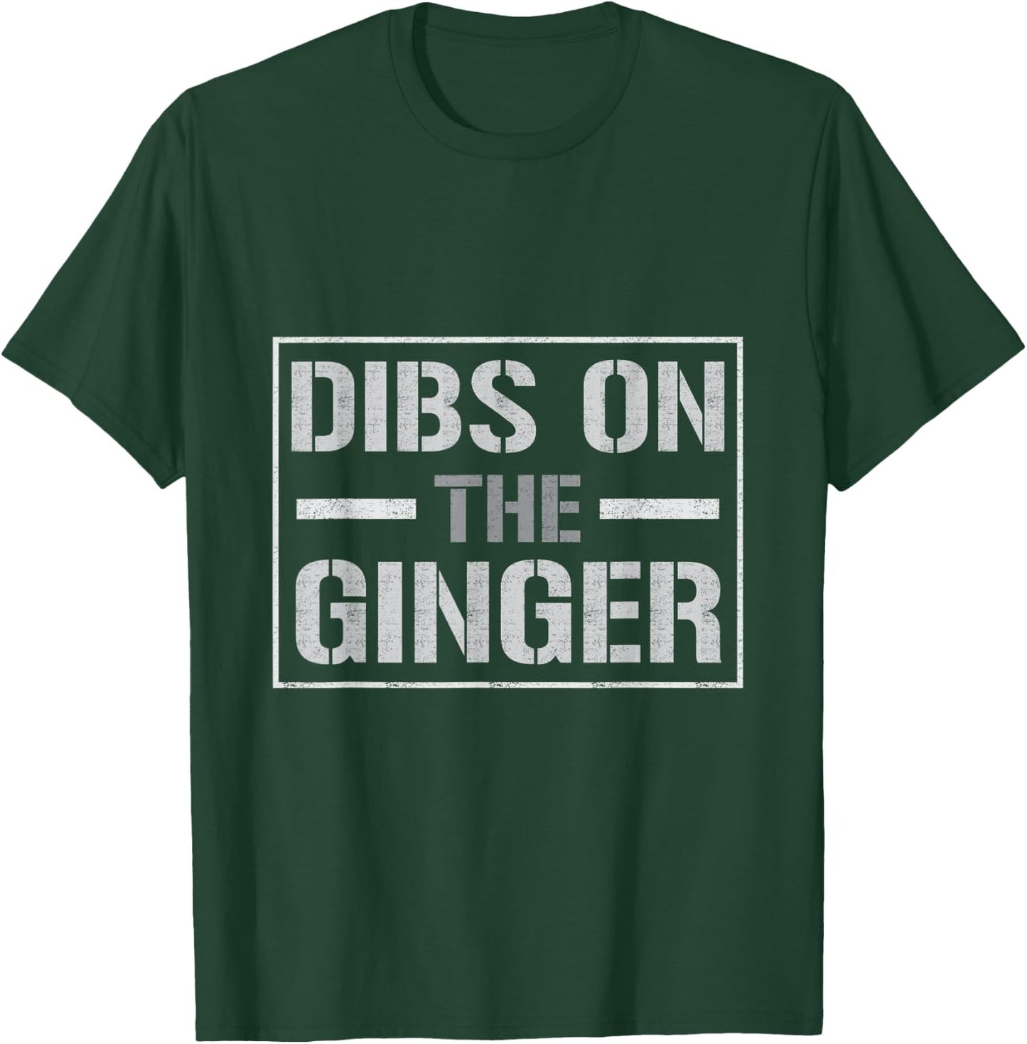 funny redhead Dibs on the Ginger redhead wife husband gift T-Shirt - T-Shirt | Forest