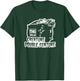 MRS- -Adults Retro Black Small Creature Double Feature 1970s Vintage Graphic Apparel Short Sleeve T-Shirt - T-Shirt | Forest
