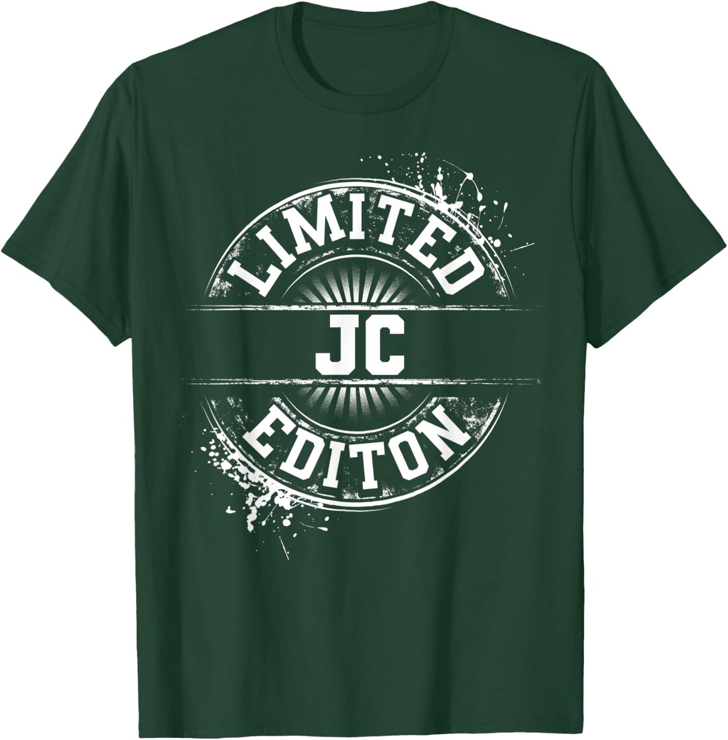 JC Limited Edition Funny Personalized Name Joke Gift T-Shirt - T-Shirt | Forest