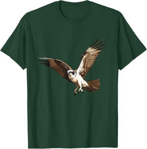 Osprey bird lover illustration T-Shirt - T-Shirt | Forest