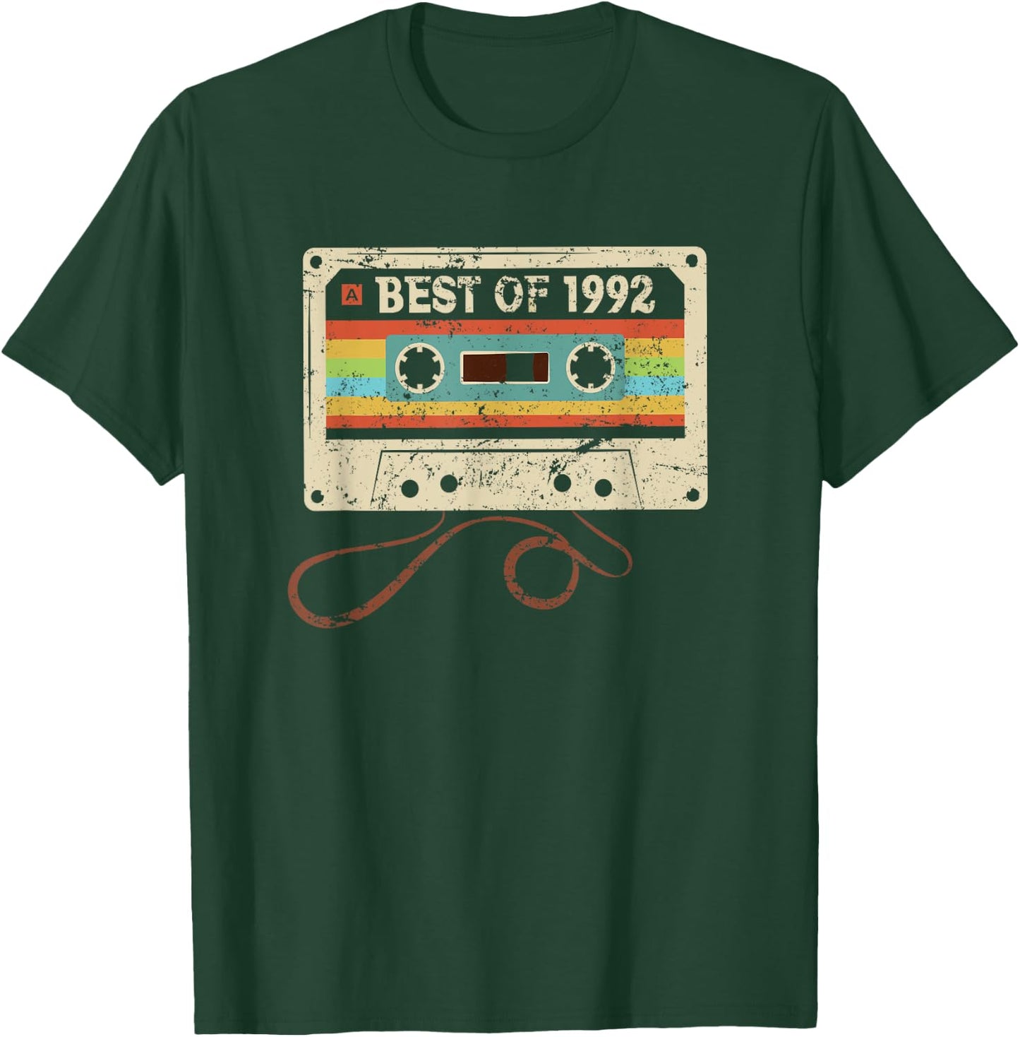 Best of 1992 Vintage 33 Year Old Men Women 33rd Birthday T-Shirt - T-Shirt | Forest