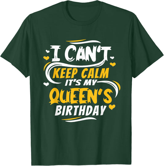 husband wife birthday shirt Gift Its My Queen's Birthday T-Shirt - T-Shirt | Forest