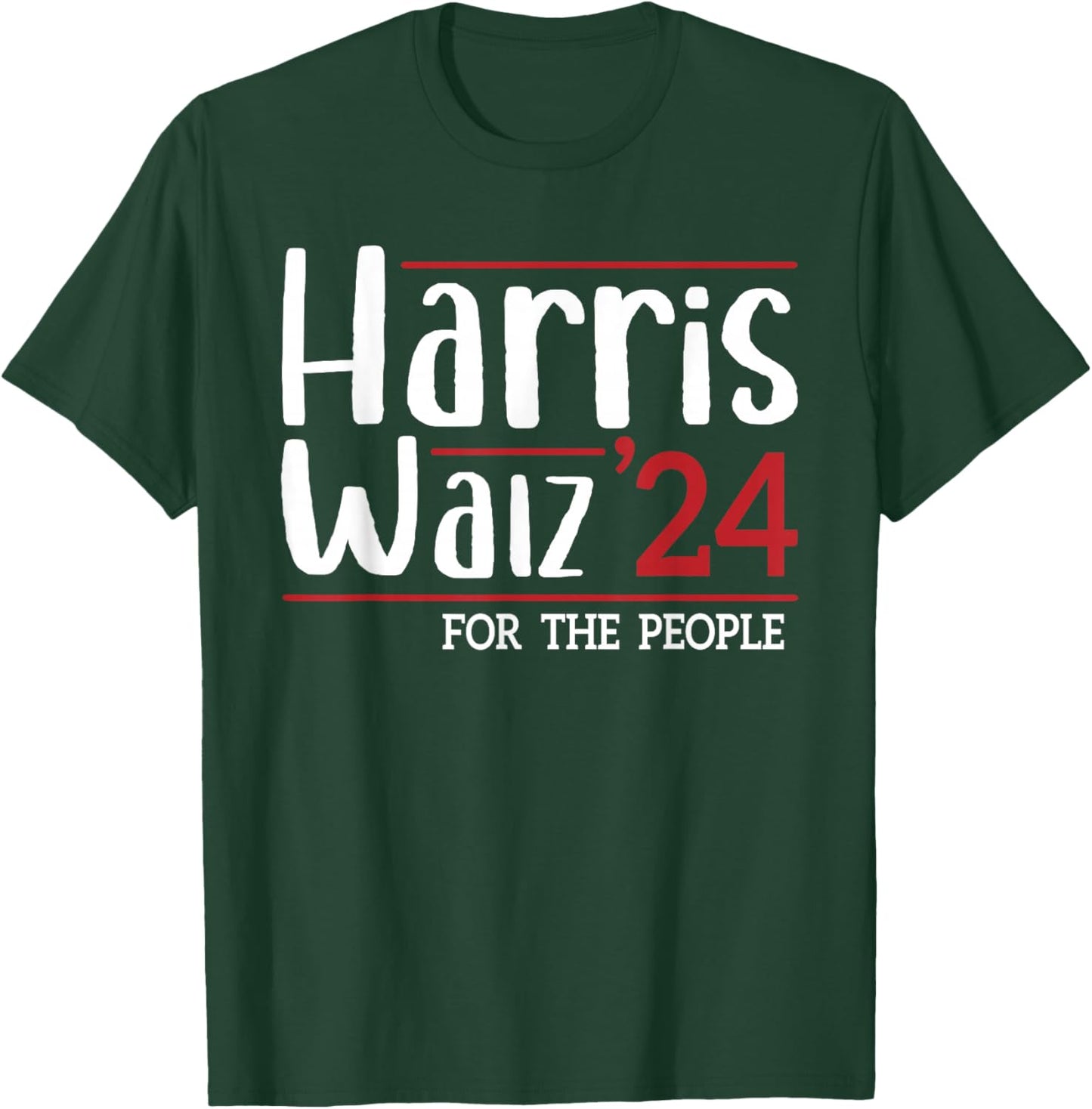 Harris Walz 2024 Harris Waltz 2024 T-Shirt - T-Shirt | Forest
