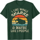 I Like Whale Sharks and Maybe 3 People Shark Ocean Retro Men T-Shirt - T-Shirt | Forest