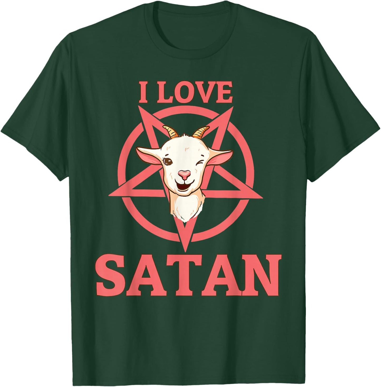 I Love Satan T-Shirt - T-Shirt | Forest