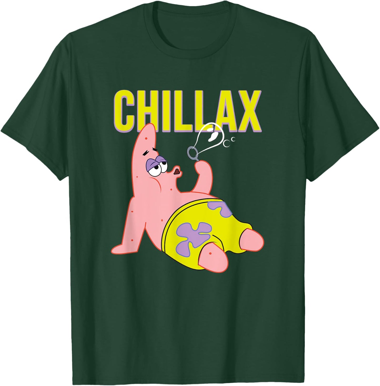 Mademark x SpongeBob SquarePants - Patrick Star - Chillax T-Shirt - T-Shirt | Forest
