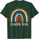 Health Tech Boho Rainbow Back To School Appreciation T-Shirt - T-Shirt | Forest