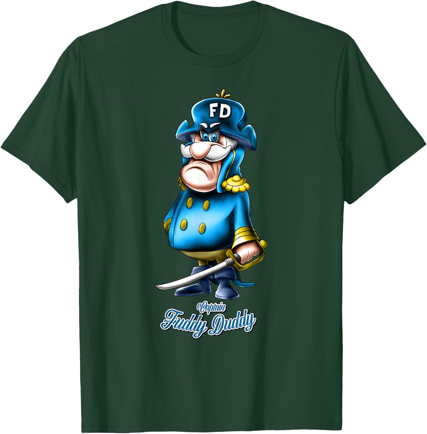 Captain Fuddy Duddy T-Shirt - T-Shirt | Forest