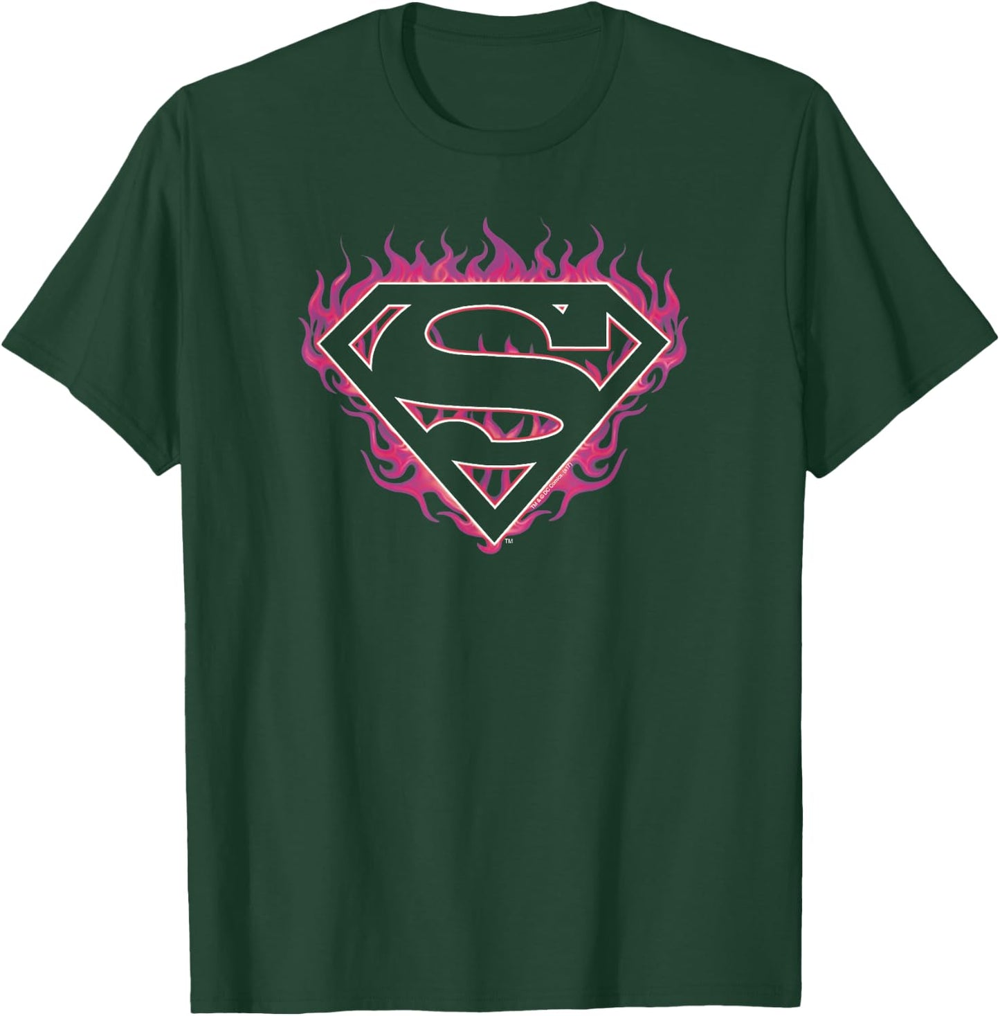 Superman Fuchsia Flames T-Shirt - T-Shirt | Forest