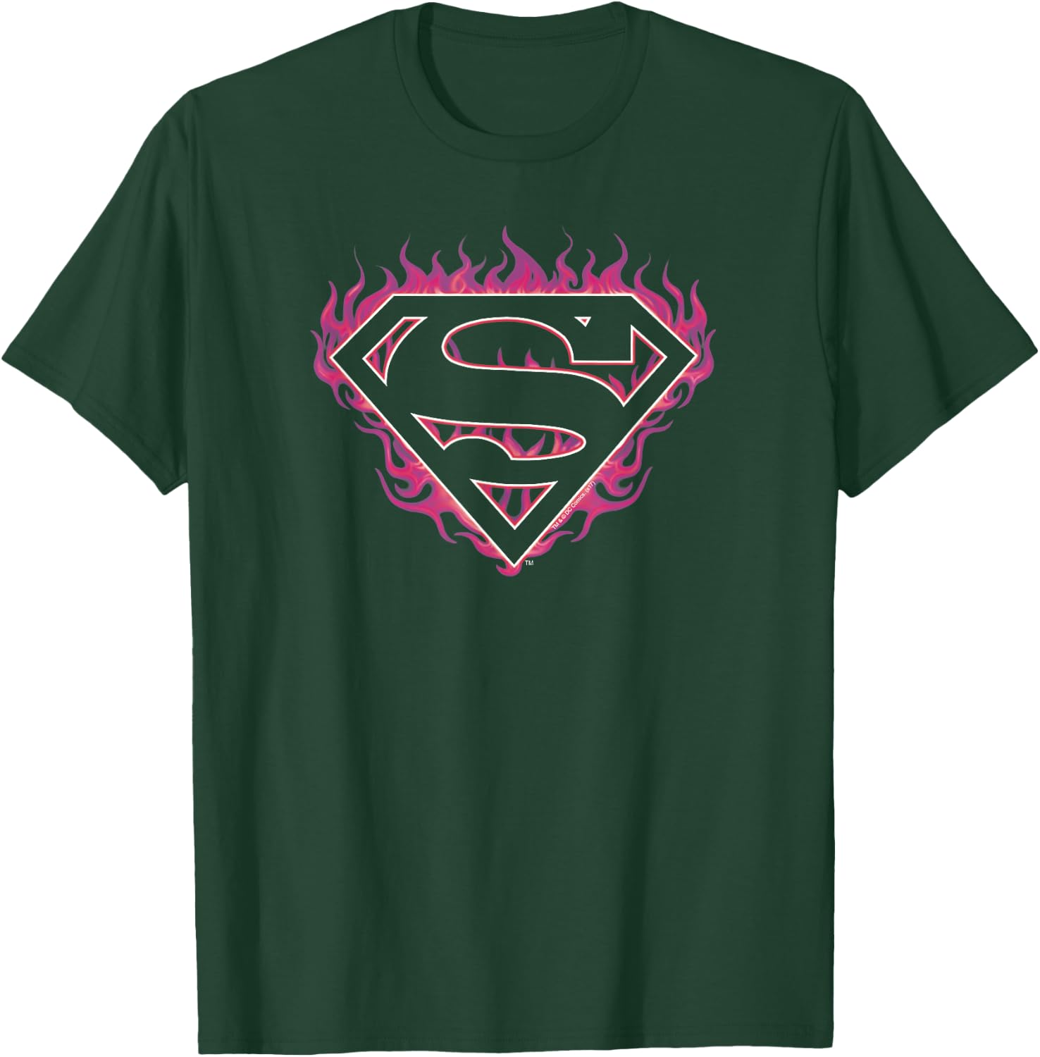 Superman Fuchsia Flames T-Shirt - T-Shirt | Forest