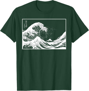 The Great Wave from Kanagawa Hokusai Japanese Art T-Shirt - T-Shirt | Forest