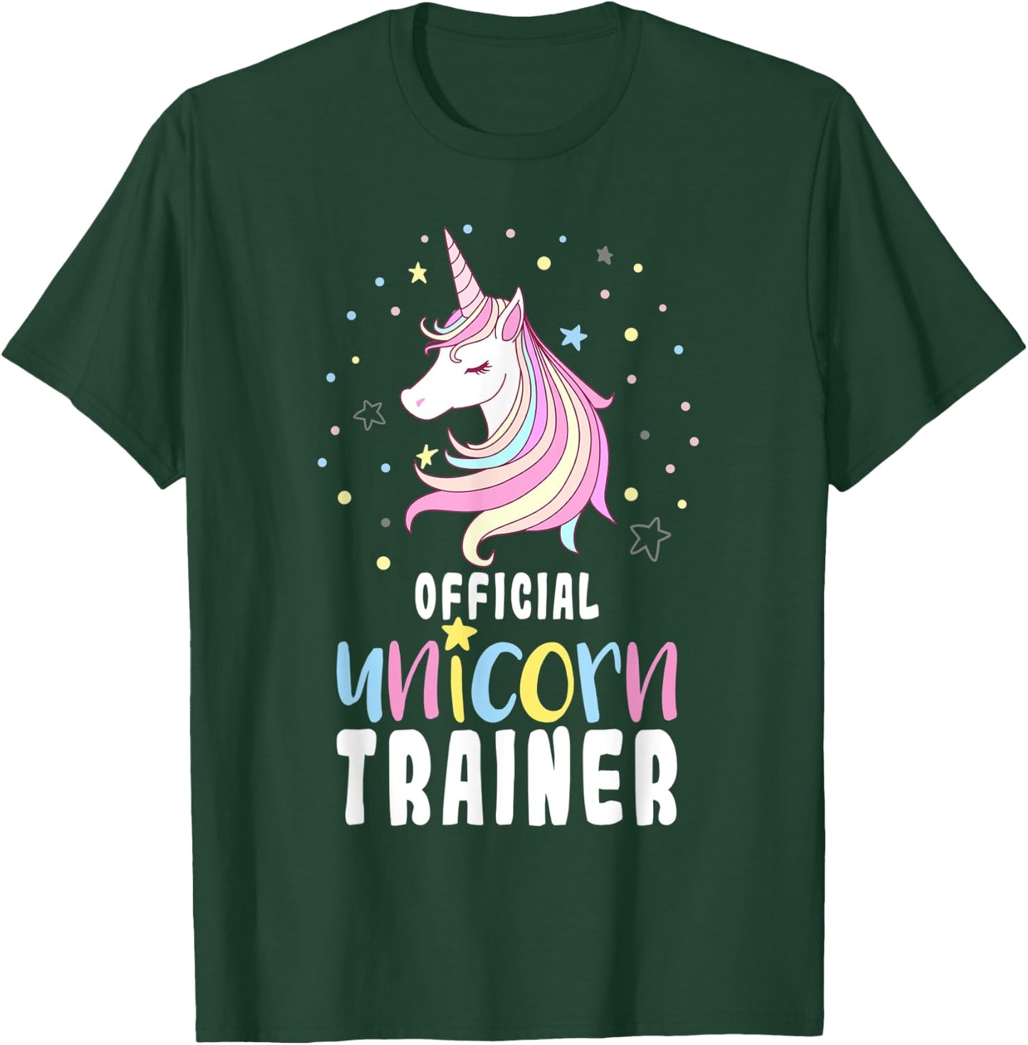 Official Unicorn Trainer T-Shirt - T-Shirt | Forest