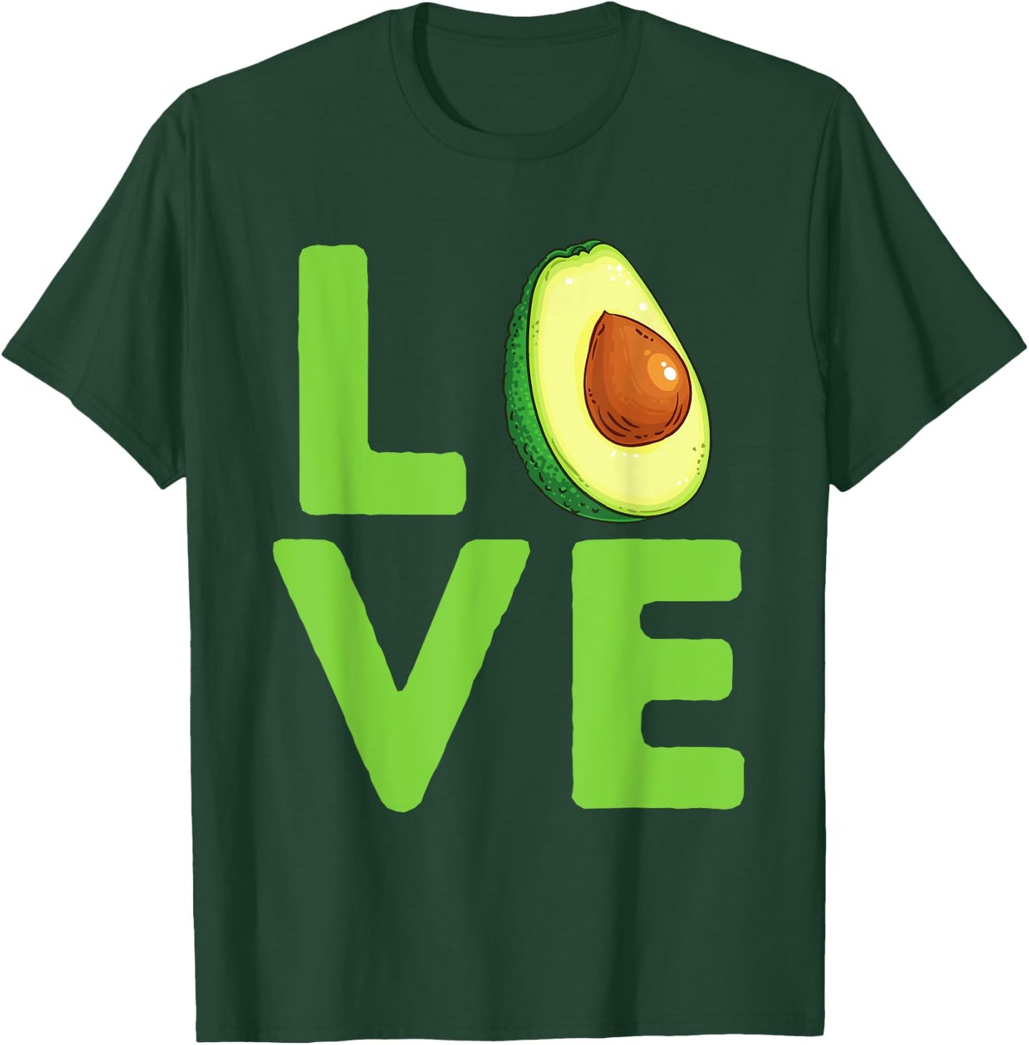 Love Avocado - Avocado Lover & Guacamole Gift T-Shirt - T-Shirt | Forest
