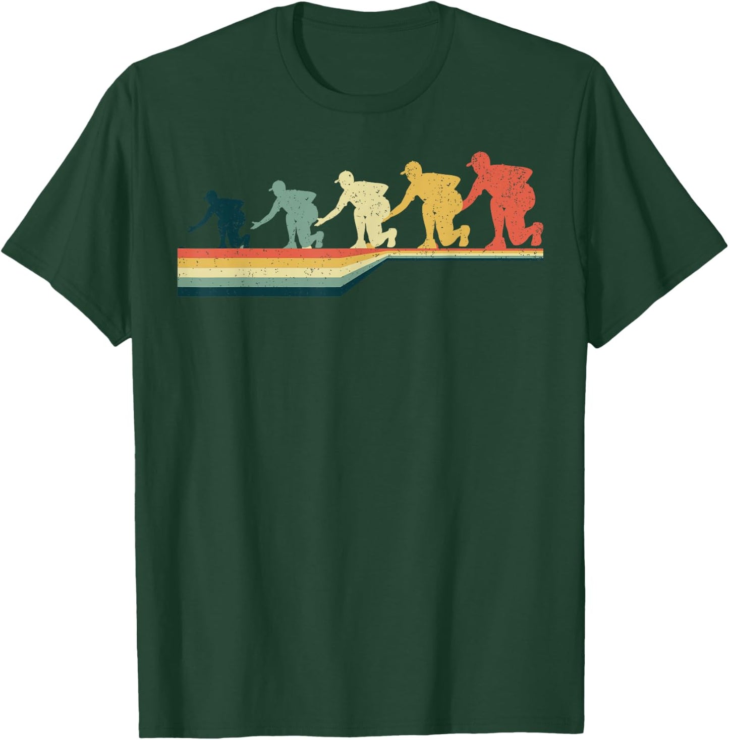 BOWLS A.K.A. LAWN BOWLS Funny Gift Vintage Retro T-Shirt - T-Shirt | Forest