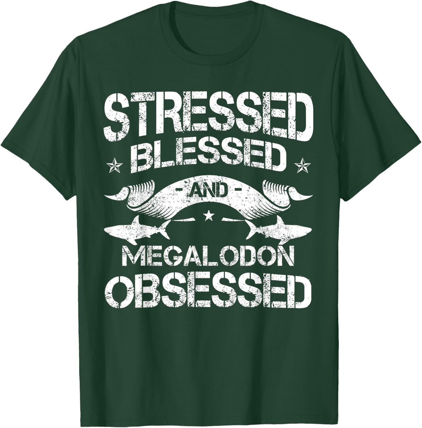 Megalodon Lover Megatooth Shark Largest Extinct Species T-Shirt - T-Shirt | Forest