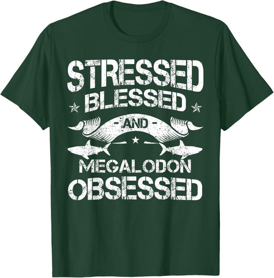 Megalodon Lover Megatooth Shark Largest Extinct Species T-Shirt - T-Shirt | Forest