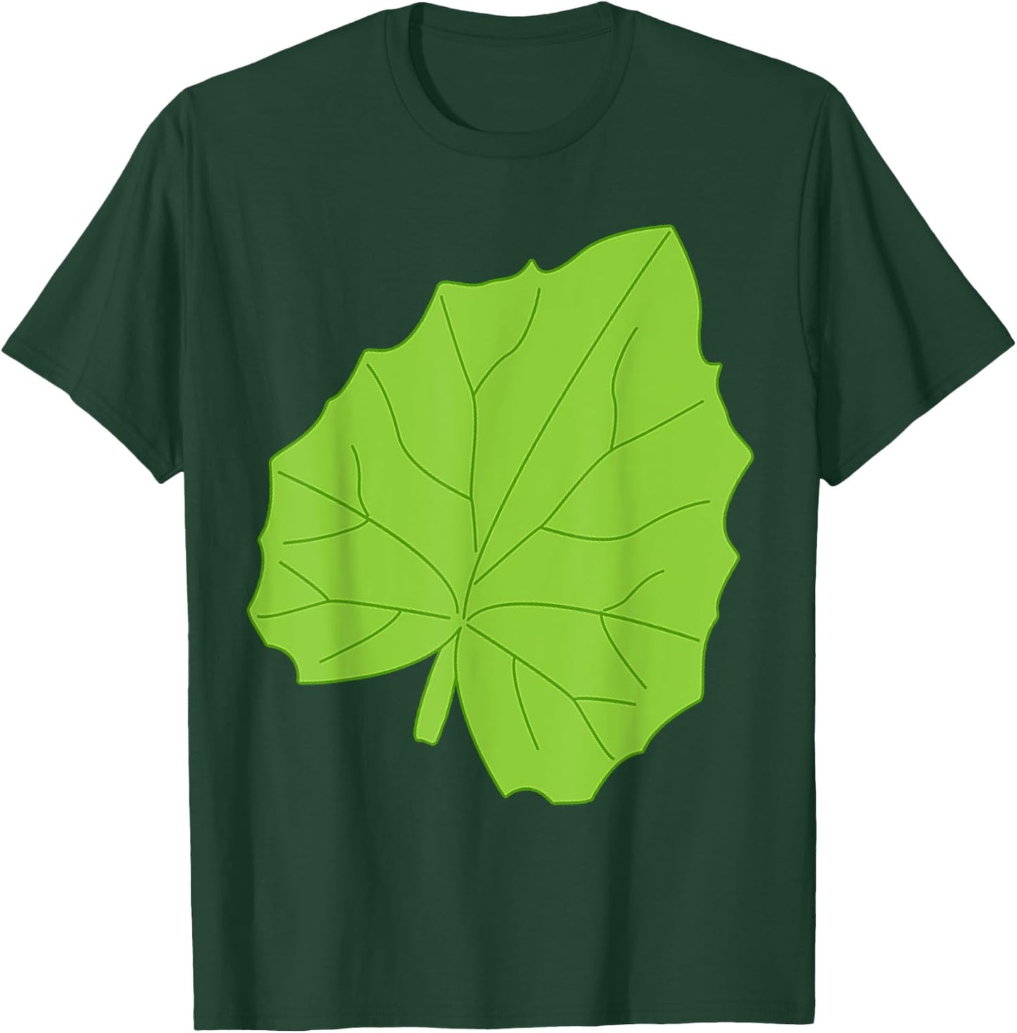 Matching with caterpillar - green leaf Halloween costume T-Shirt - T-Shirt | Forest