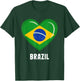 Brazil Flag Jersey | Brazilian T-Shirt - T-Shirt | Forest