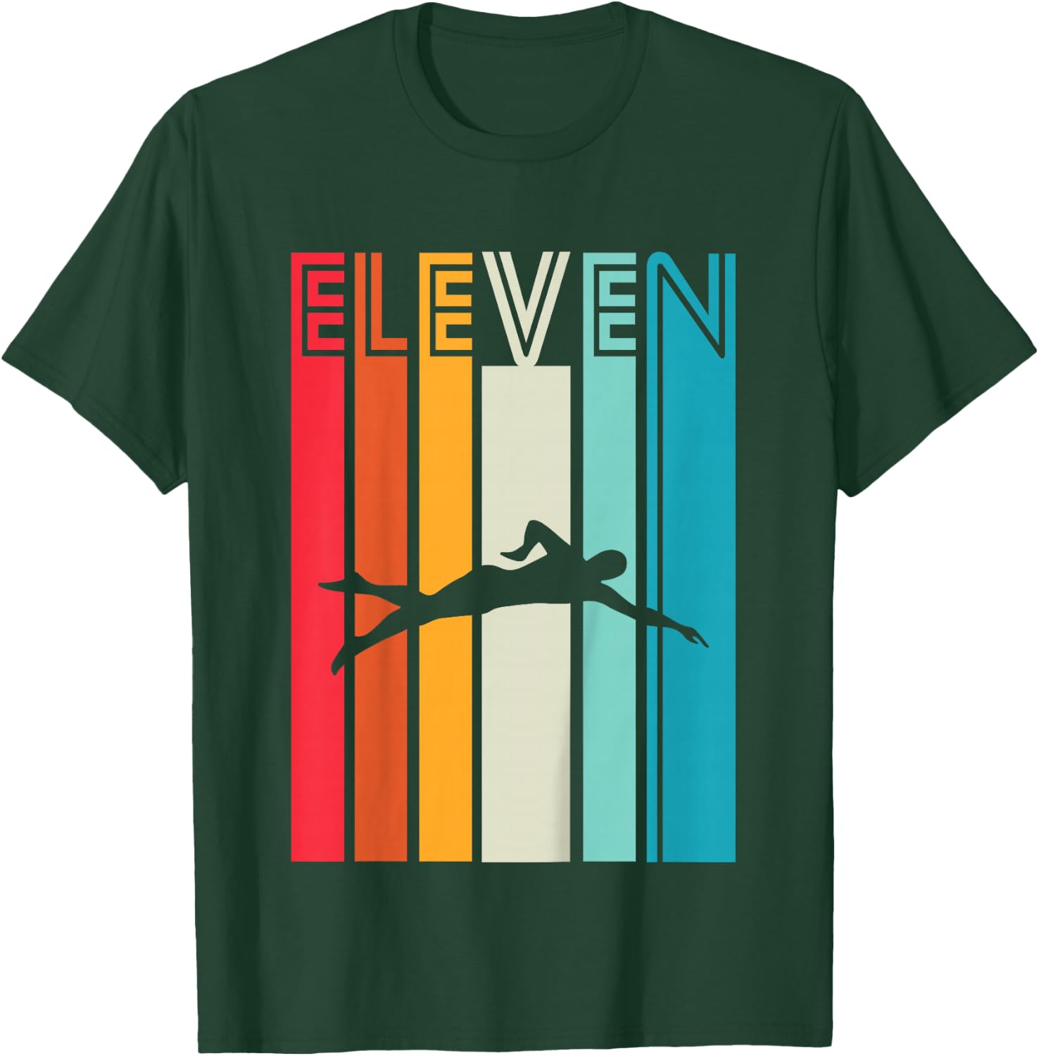 Kids 11. Birthday Gift Swimmer Funny Swimming for Boys Men T-Shirt - T-Shirt | Forest