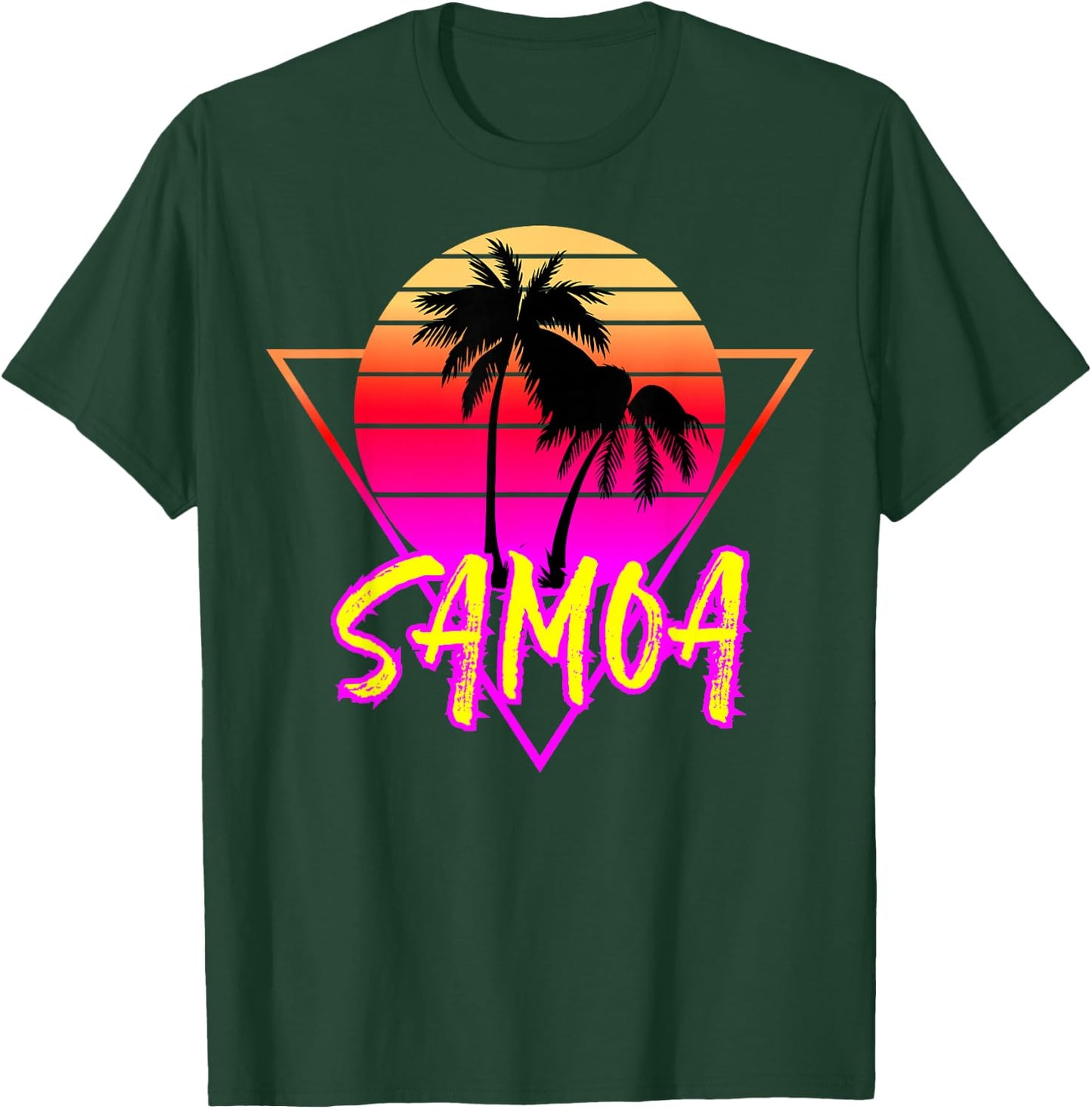 American Samoa Samoan Polynesian Pacific Island Shirt T-Shirt - T-Shirt | Forest