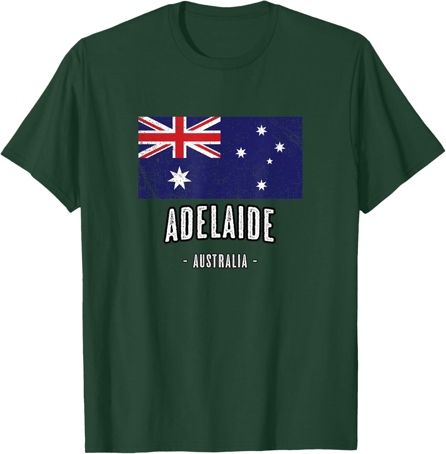 City of Adelaide Australia | Australian Flag, Aussie Top T-Shirt - T-Shirt | Forest