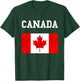 Canadian Flag Maple Leaf Canadian Flag T-Shirt - T-Shirt | Forest