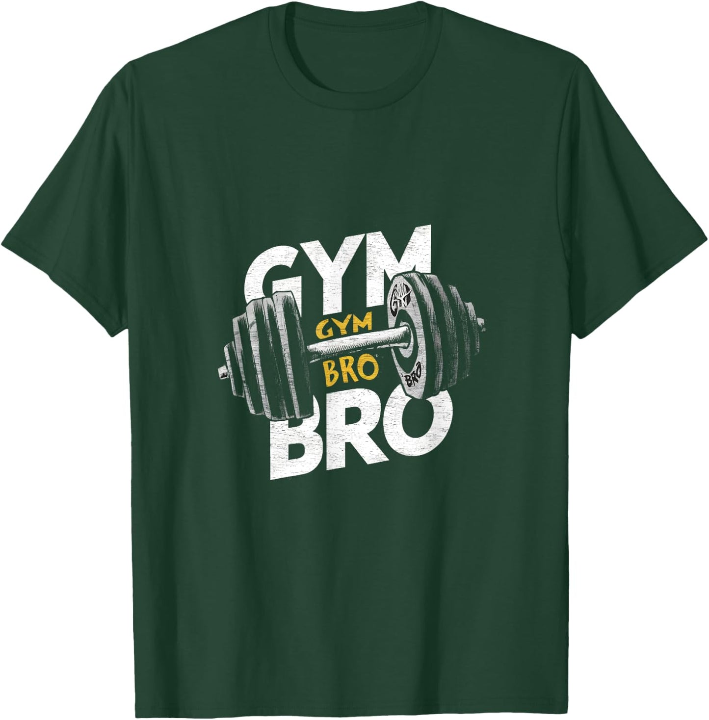 Gymbro Gym Fitness Gym Bro T-Shirt - T-Shirt | Forest
