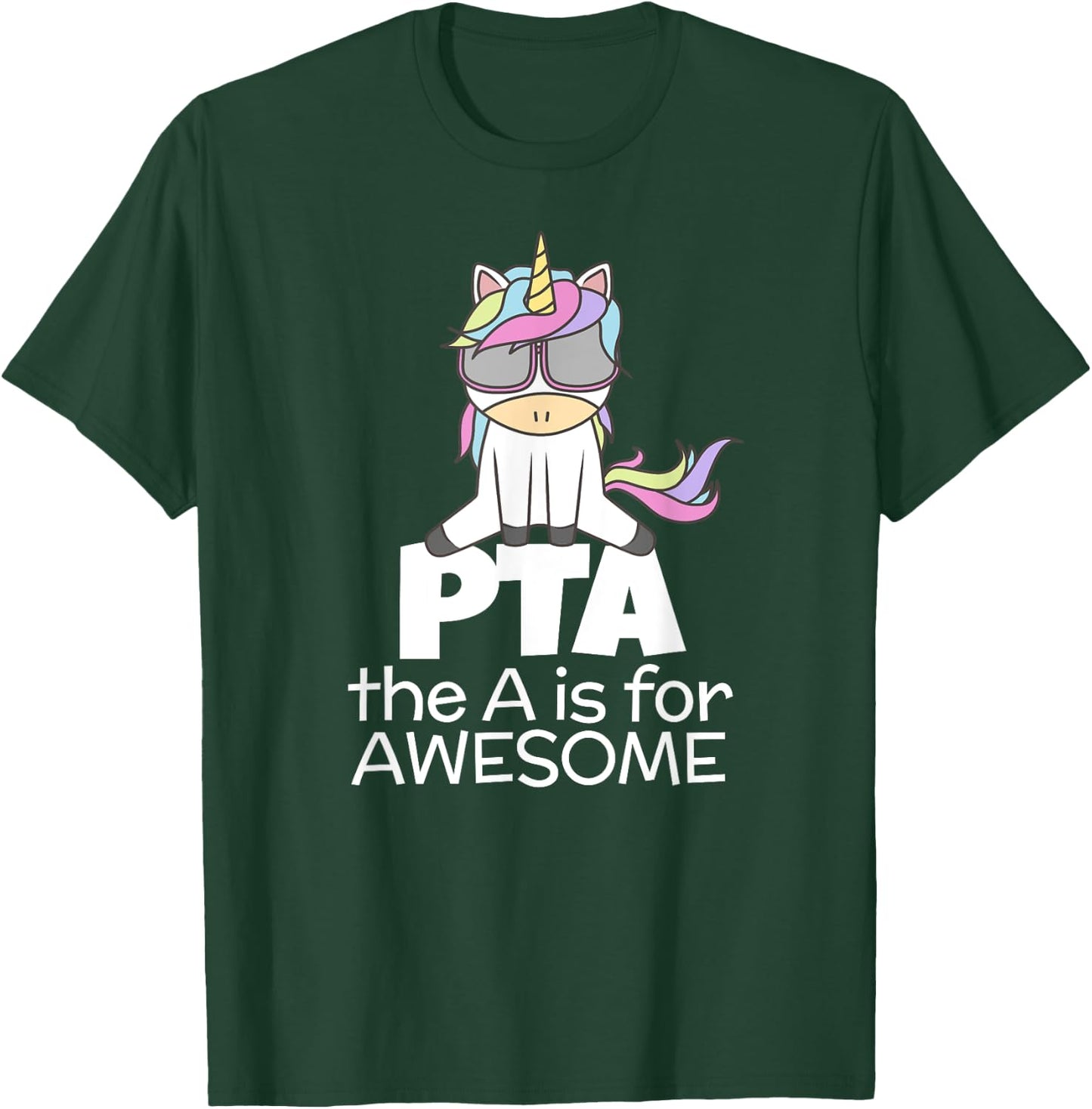 PTA Unicorn for Physical Therapist PT Assistant T-Shirt - T-Shirt | Forest