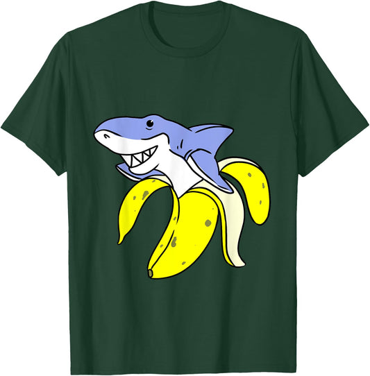 Shark Banana T-Shirt - T-Shirt | Forest