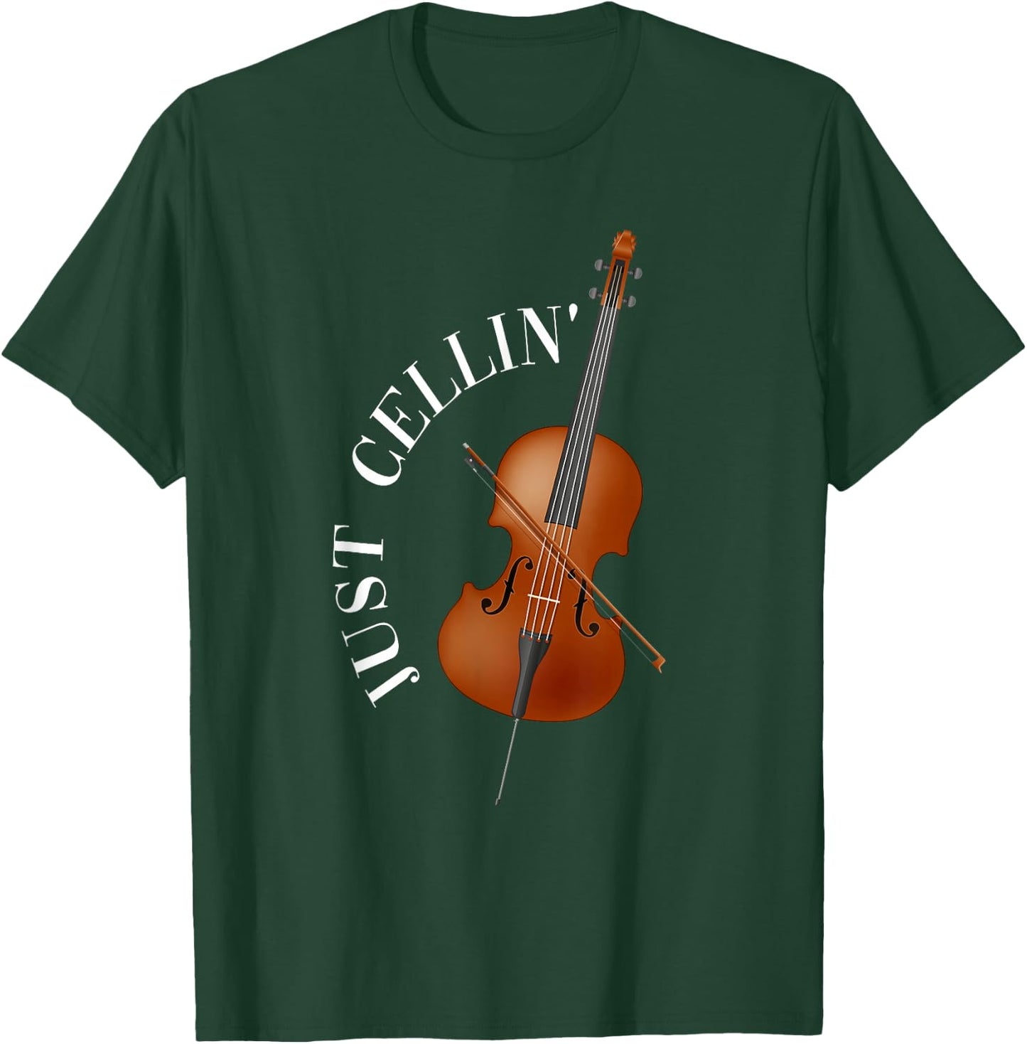 Just Cellin Cello T-Shirt - T-Shirt | Forest