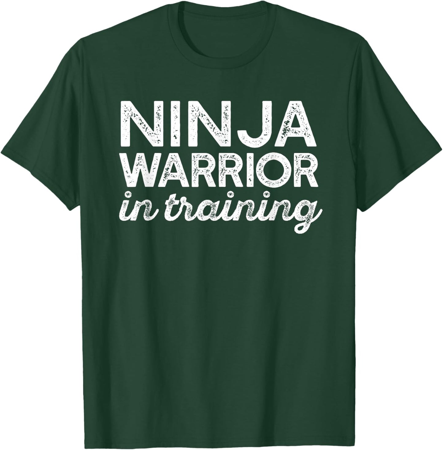 Ninja Warrior in Training Fun Parkour Meme T-Shirt - T-Shirt | Forest