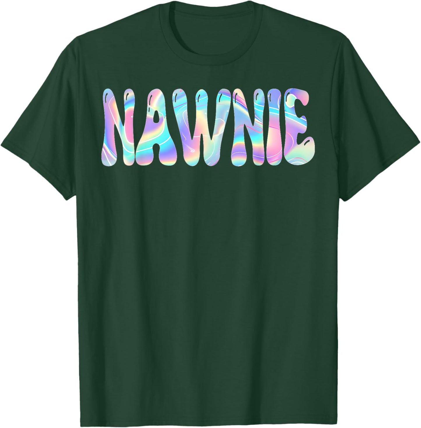 Nawnie Groovy Back to School Cute Teachers Women Girl T-Shirt - T-Shirt | Forest