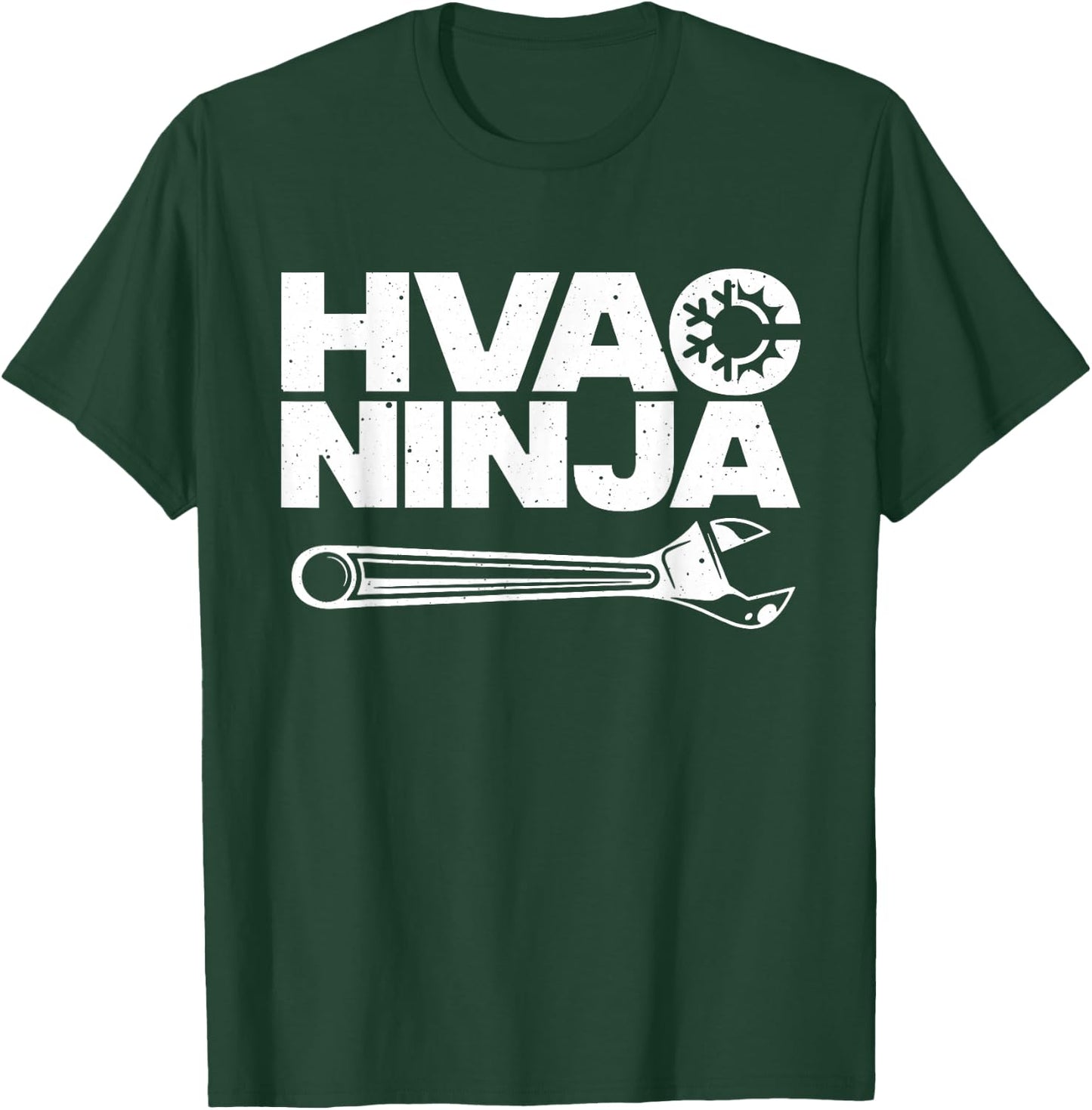 Funny HVAC Gift Cool Technician Air Condition Lover T-Shirt - T-Shirt | Forest