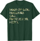 Man Of God Husband Dad Protector Hero Camo Father's Day T-Shirt - T-Shirt | Forest