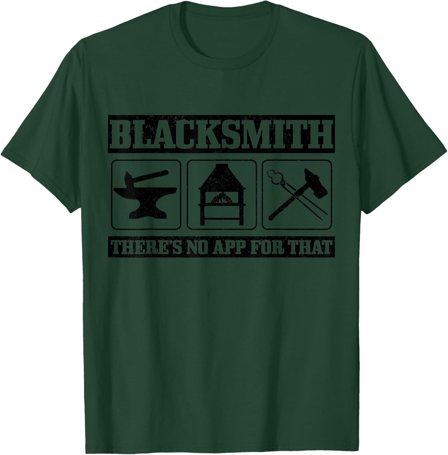 Blacksmith Blacksmith Forge Funny Gift T-Shirt - T-Shirt | Forest