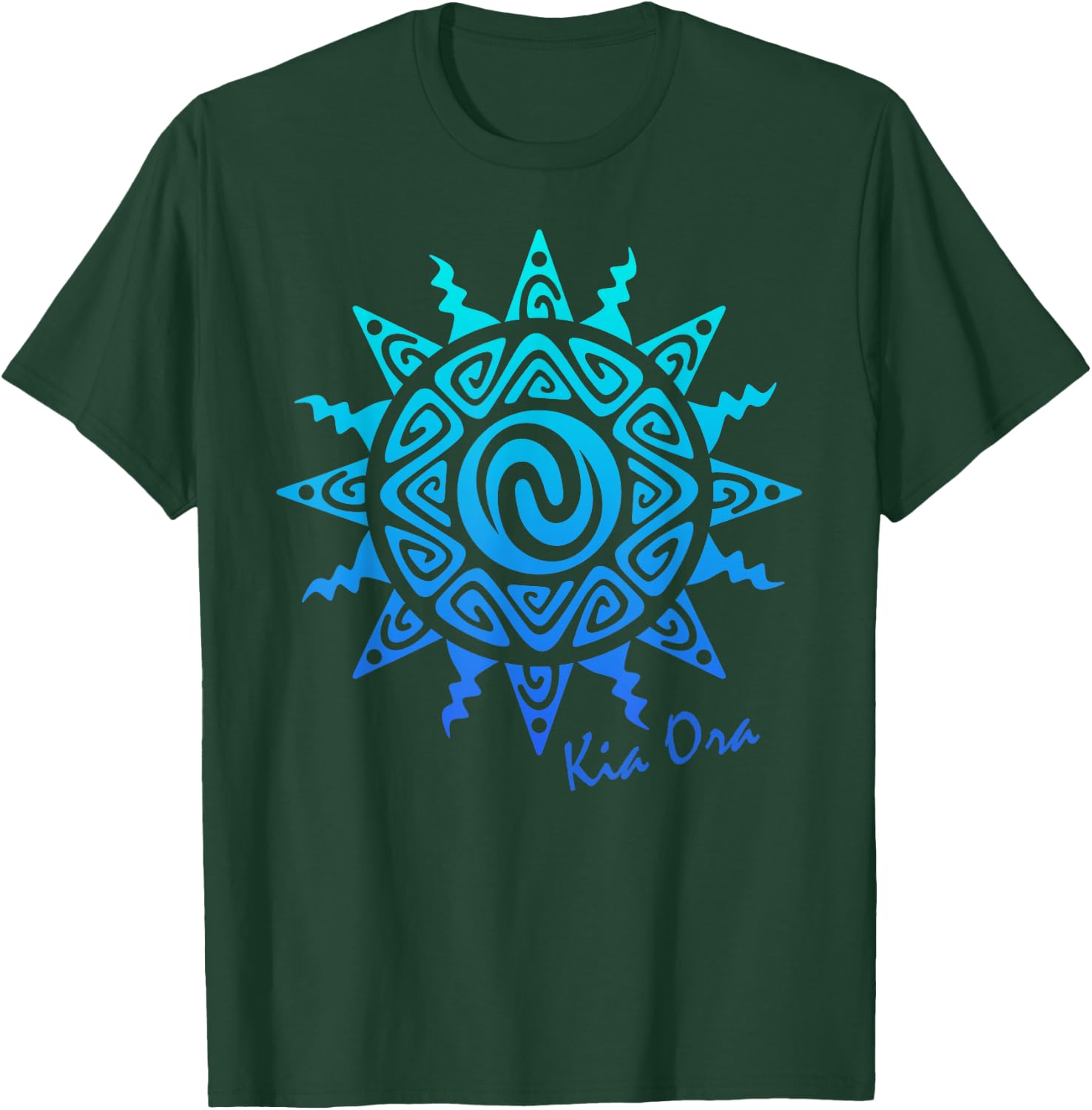 Culture Sun Kia Ora Symbol, Haka New Zealand T-Shirt - T-Shirt | Forest