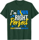iRockstar Design Down Right Perfect World Down Syndrome Awareness Day Ribbon Black Small T-Shirt - T-Shirt | Forest