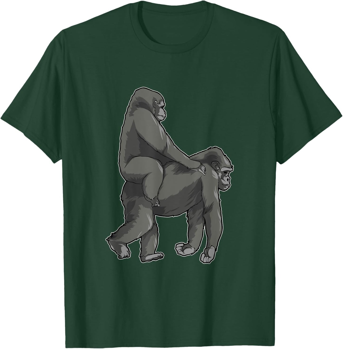 Ride Wife Gorilla Meme Funny Monkey Memes T-Shirt - T-Shirt | Forest