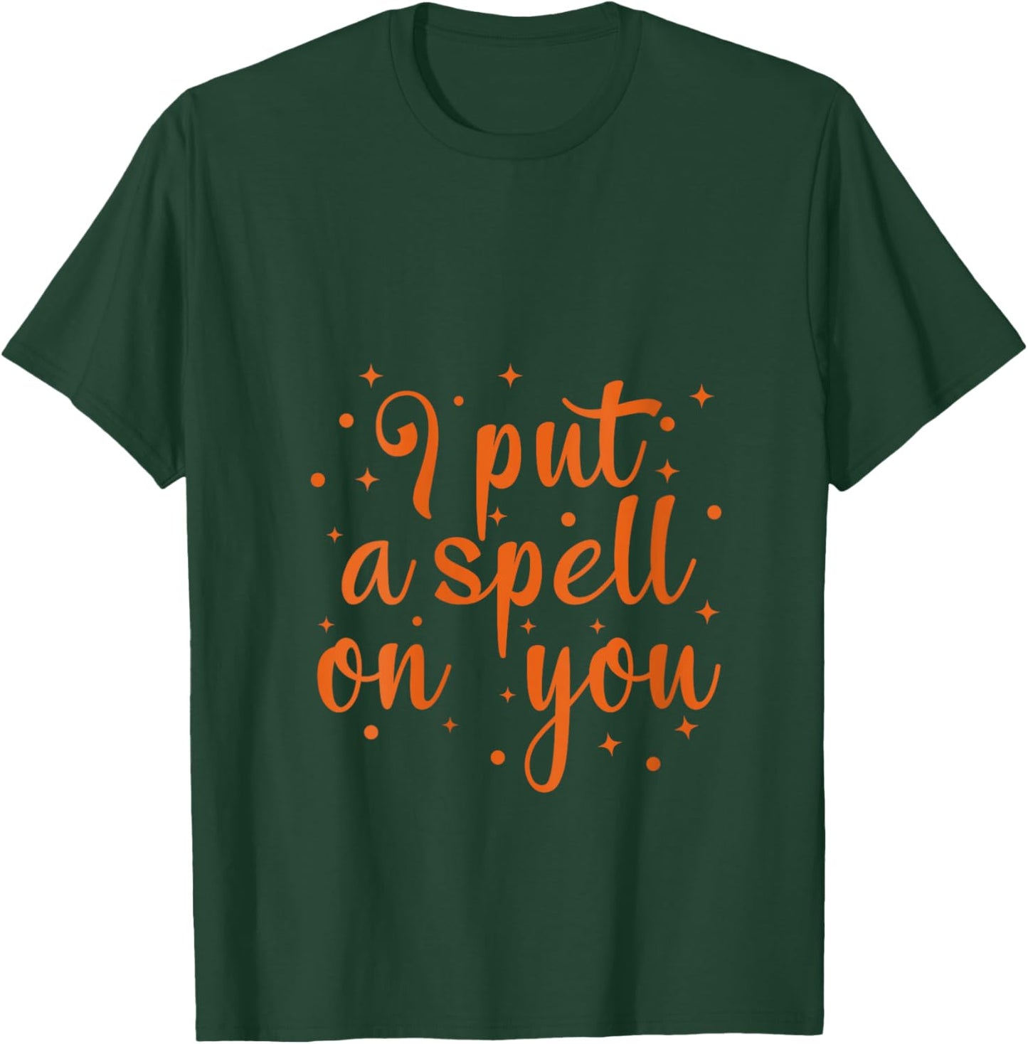 I Put A Spell On You Halloween Costume for Witch Women Girls V-Neck T-Shirt - T-Shirt | Forest