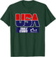 Table Tennis 2021 USA Team T-Shirt - T-Shirt | Forest