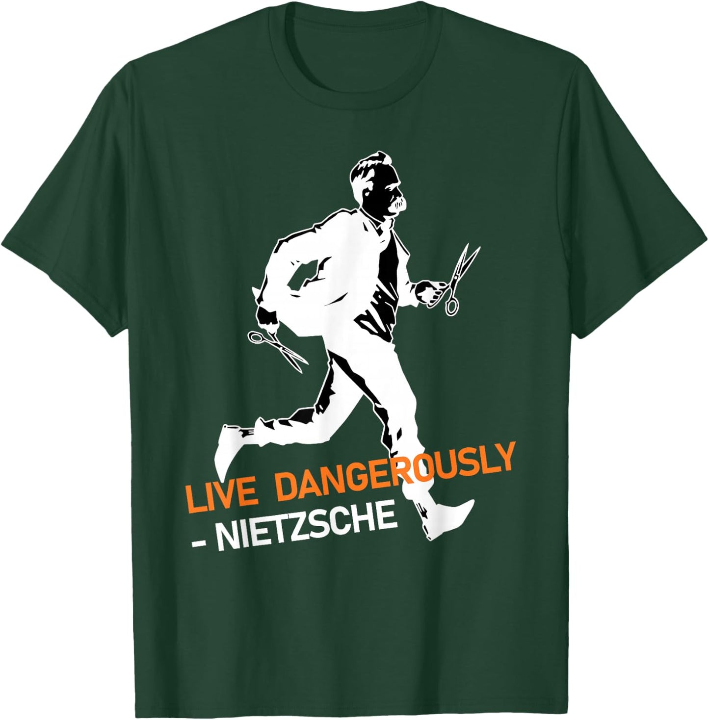 Friedrich Nietzsche Philosophy German Philosopher T-Shirt - T-Shirt | Forest