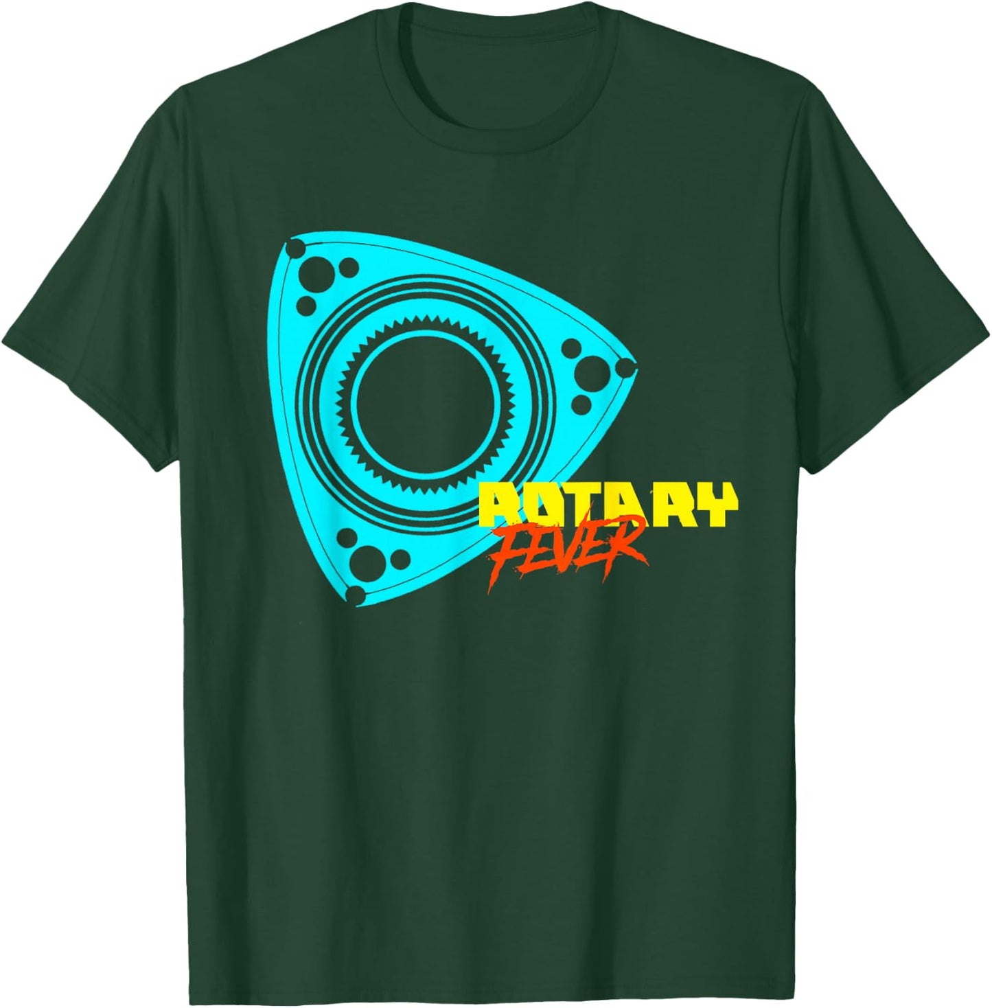 Rotary Fever Rotary Engine T-Shirt - T-Shirt | Forest